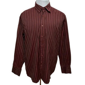 Van Heusen Button Down Dress Shirt for Men XL